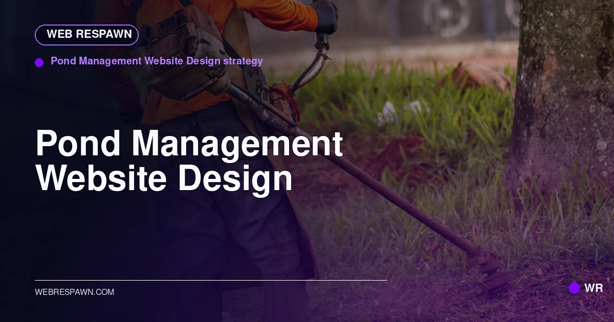Web Respawn sharing image for /industries/pond-lake-management-website-design
