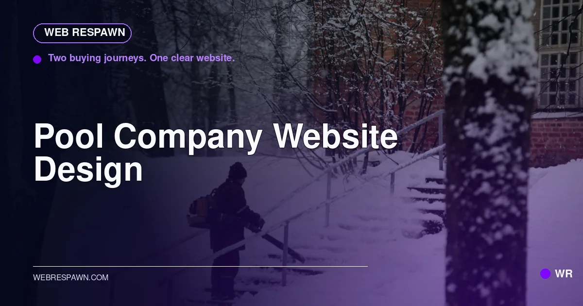 Web Respawn sharing image for /industries/pool-company-website-design