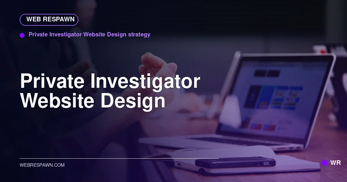 Web Respawn sharing image for /industries/private-investigator-website-design