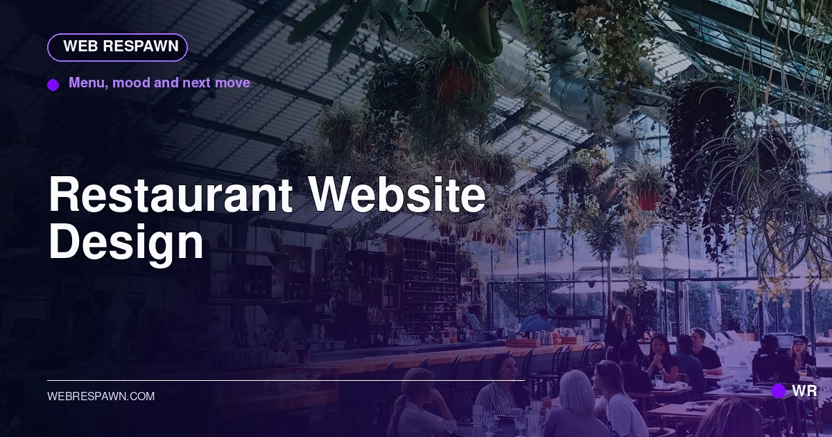 Web Respawn sharing image for /industries/restaurant-website-design