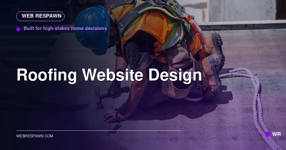 Web Respawn sharing image for /industries/roofing-website-design