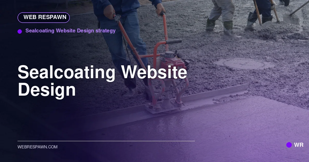 Web Respawn sharing image for /industries/sealcoating-company-website-design