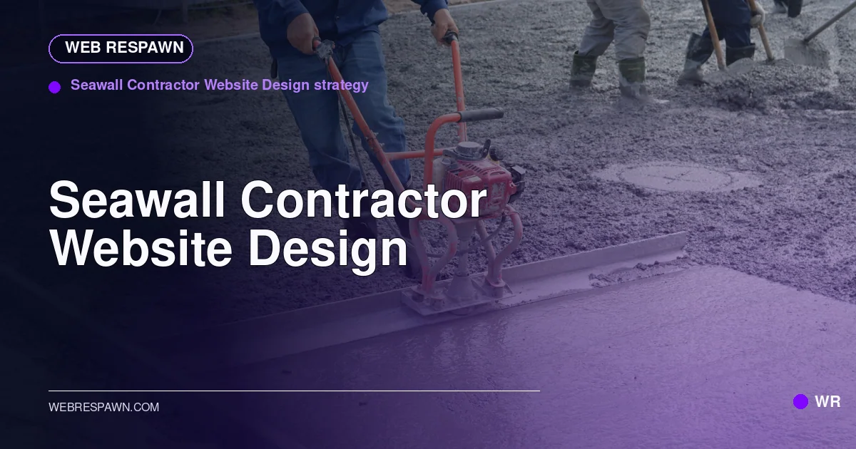 Web Respawn sharing image for /industries/seawall-contractor-website-design