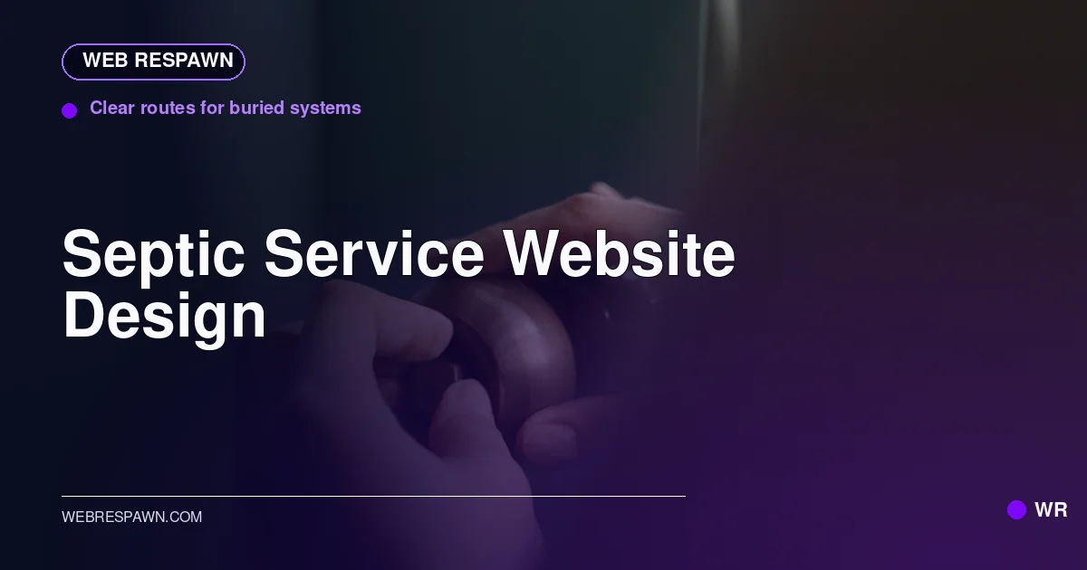 Web Respawn sharing image for /industries/septic-service-website-design