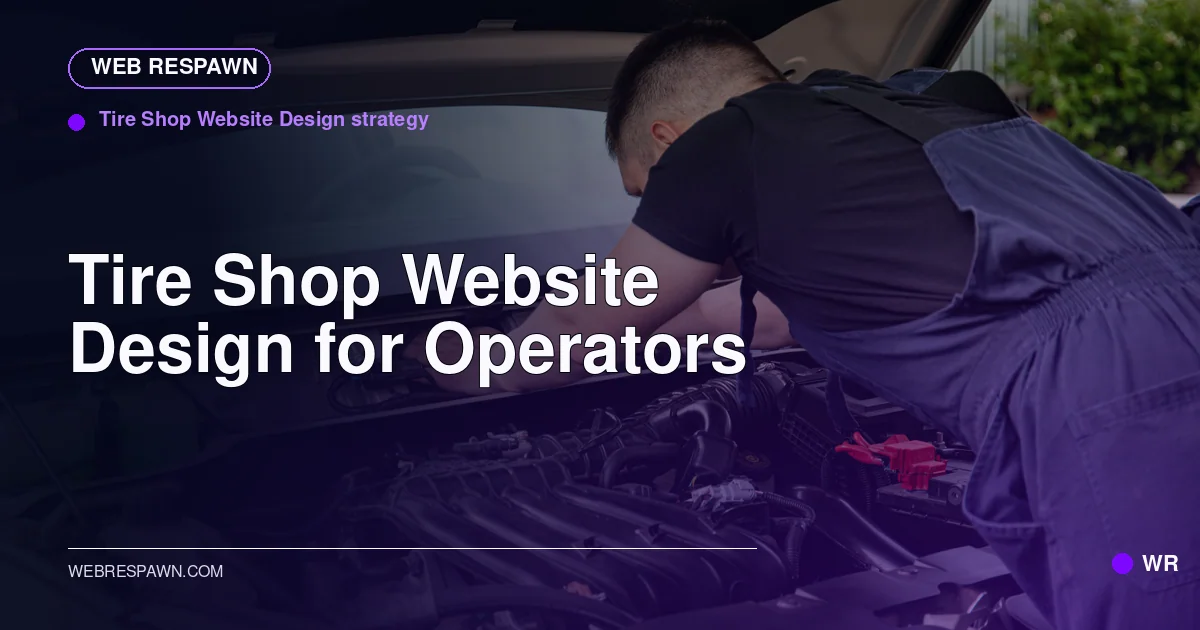 Web Respawn sharing image for /industries/tire-shop-website-design