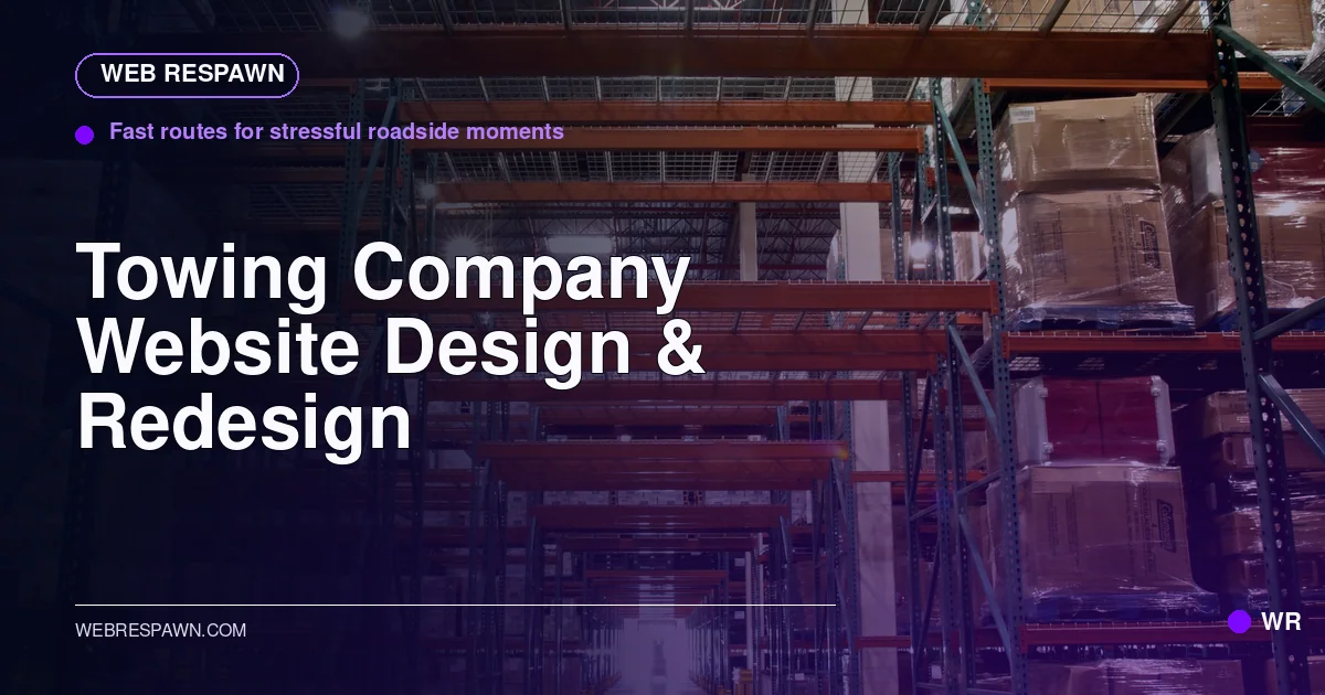 Web Respawn sharing image for /industries/towing-company-website-design