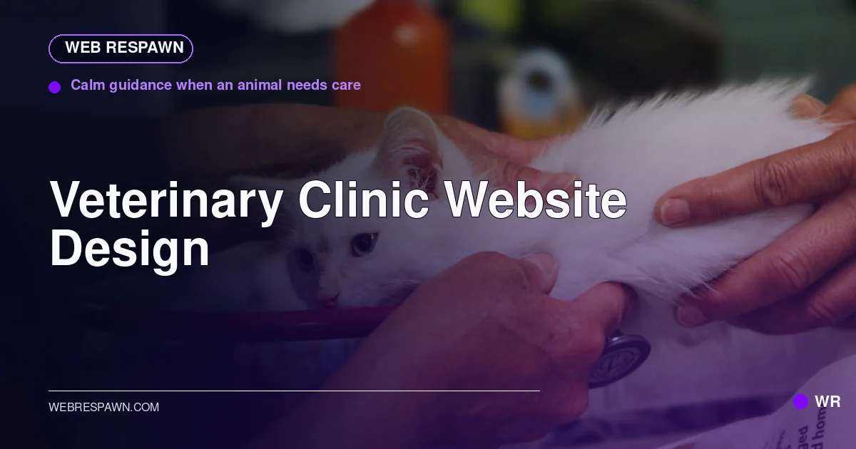 Web Respawn sharing image for /industries/veterinary-clinic-website-design