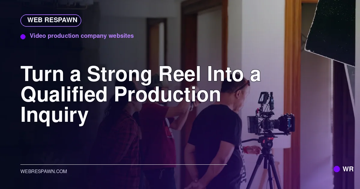 Web Respawn sharing image for /industries/video-production-company-website-design