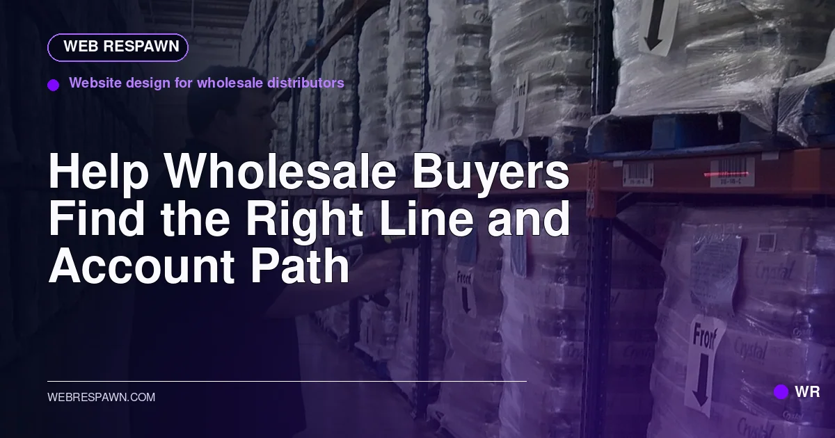 Web Respawn sharing image for /industries/wholesale-distributor-website-design