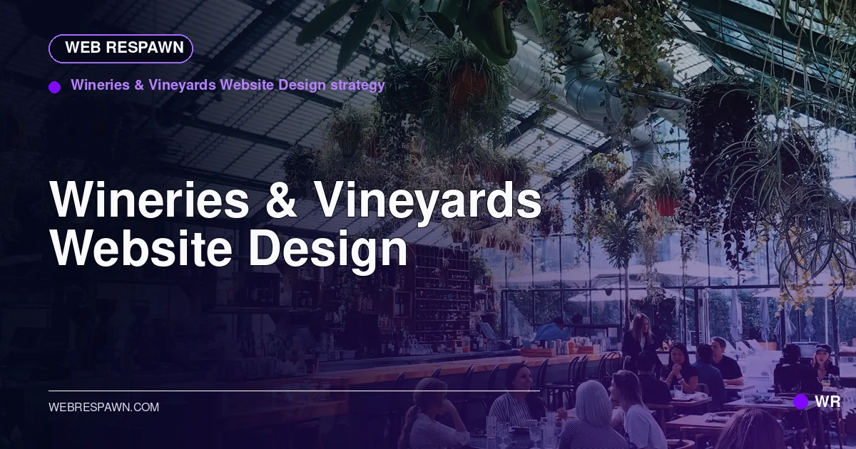Web Respawn sharing image for /industries/winery-website-design