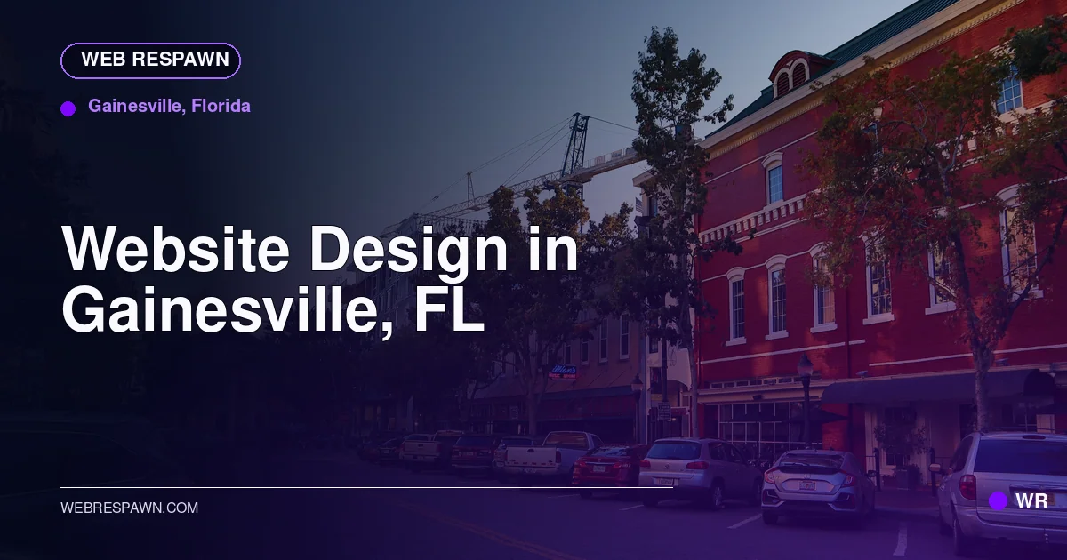 Web Respawn sharing image for /locations/florida/best-website-design-in-gainesville-fl