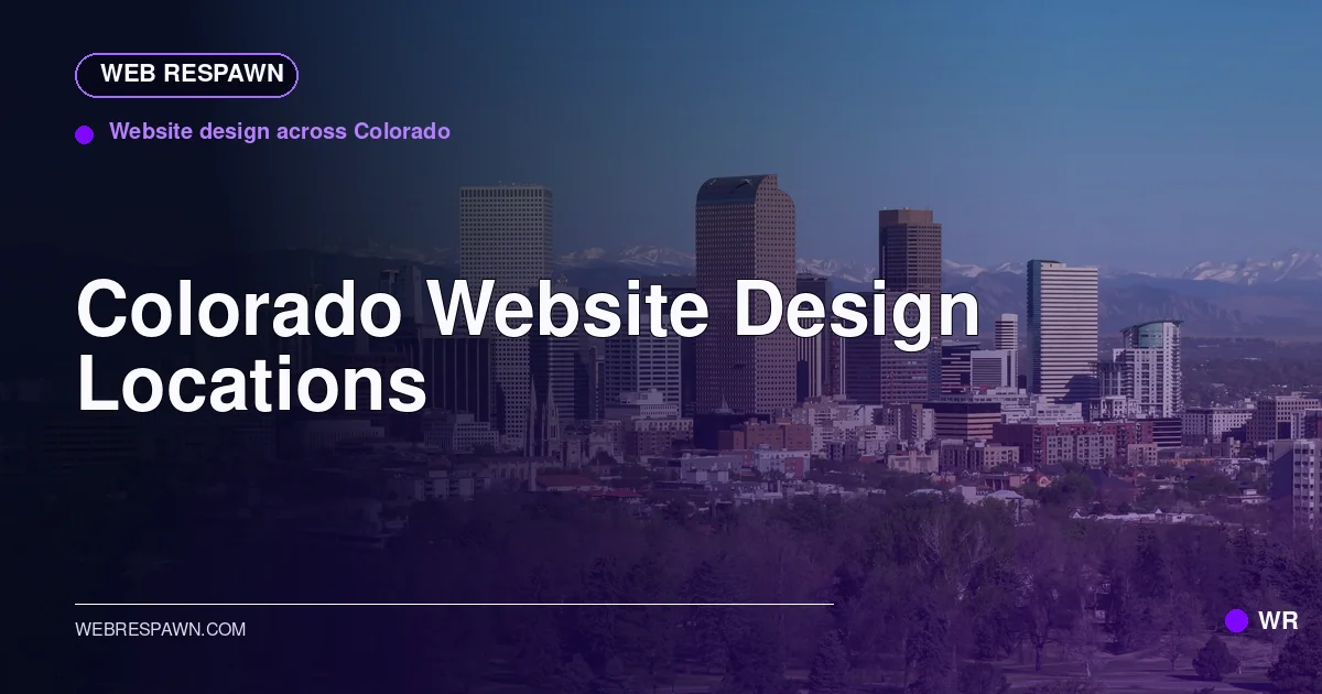 Web Respawn sharing image for /locations/colorado/website-design