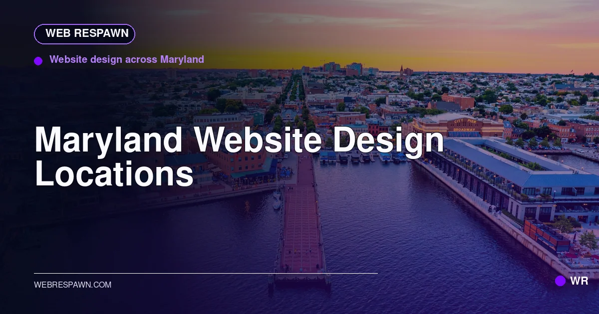 Web Respawn sharing image for /locations/maryland/website-design