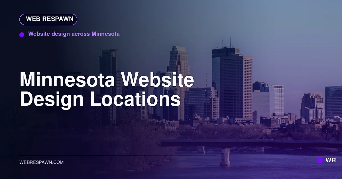 Web Respawn sharing image for /locations/minnesota/website-design