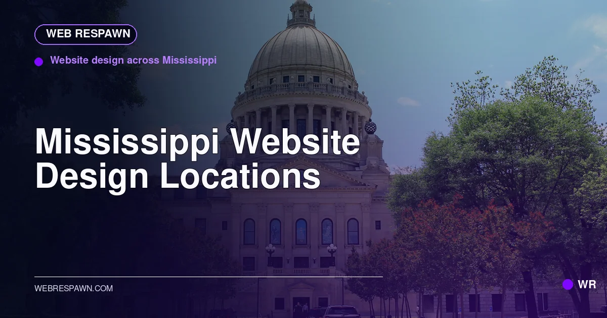 Web Respawn sharing image for /locations/mississippi/website-design
