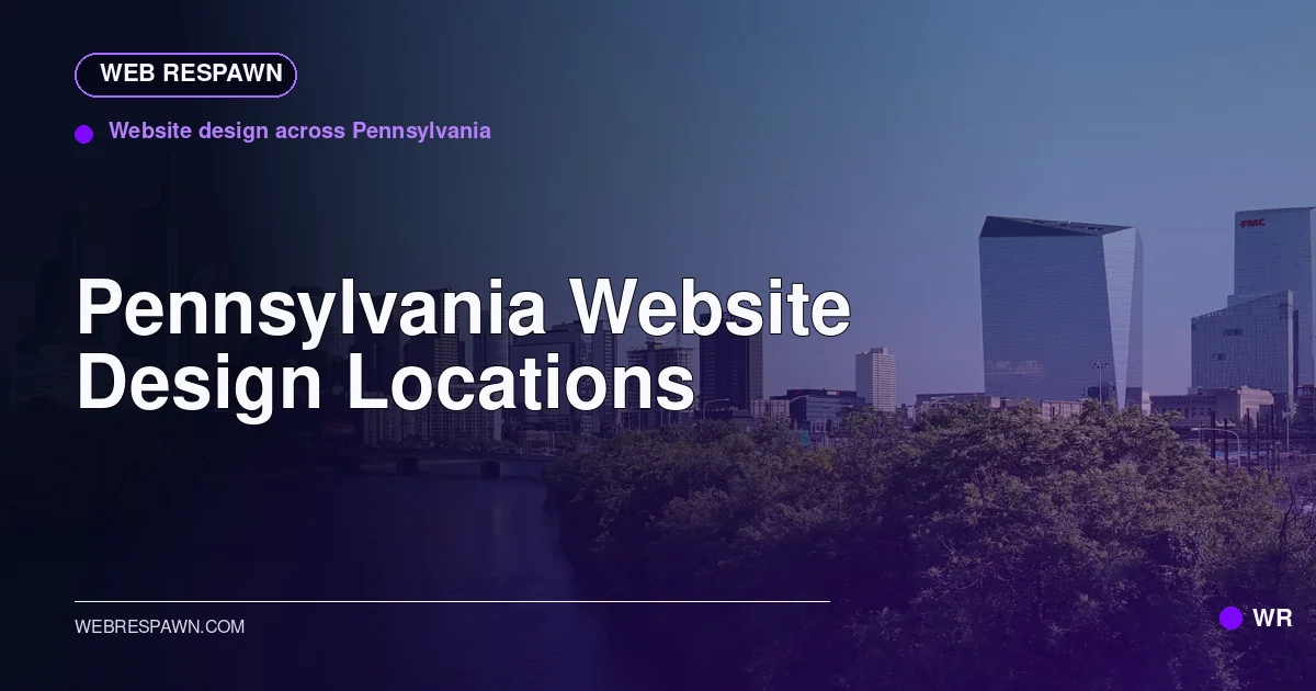 Web Respawn sharing image for /locations/pennsylvania/website-design