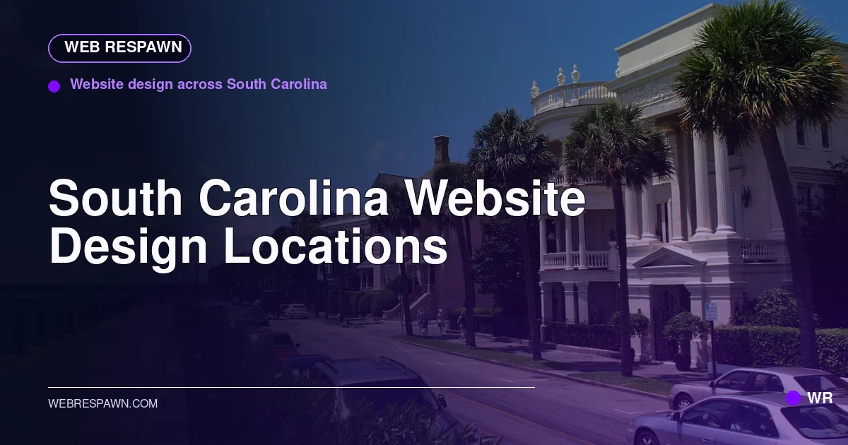 Web Respawn sharing image for /locations/south-carolina/website-design