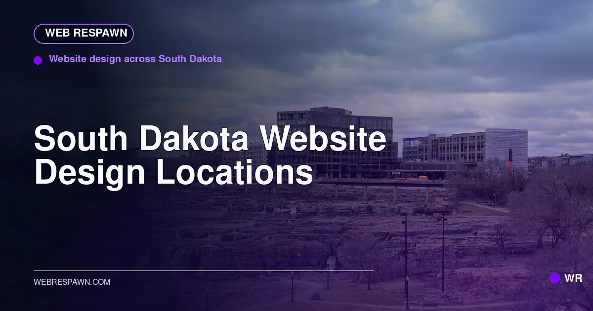 Web Respawn sharing image for /locations/south-dakota/website-design