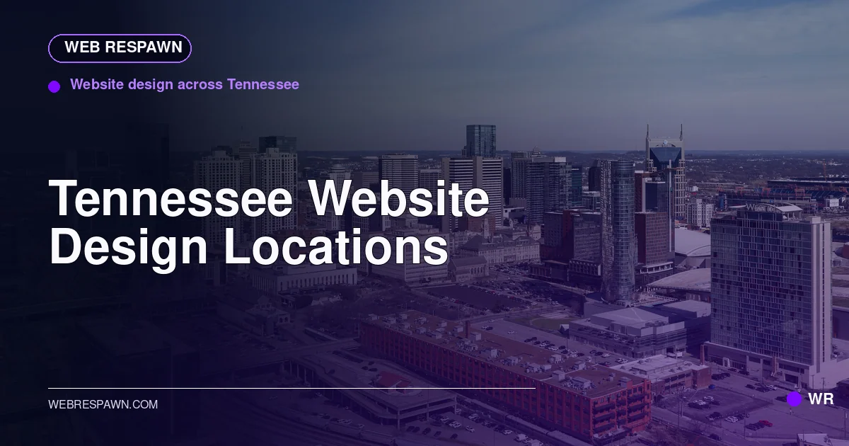 Web Respawn sharing image for /locations/tennessee/website-design