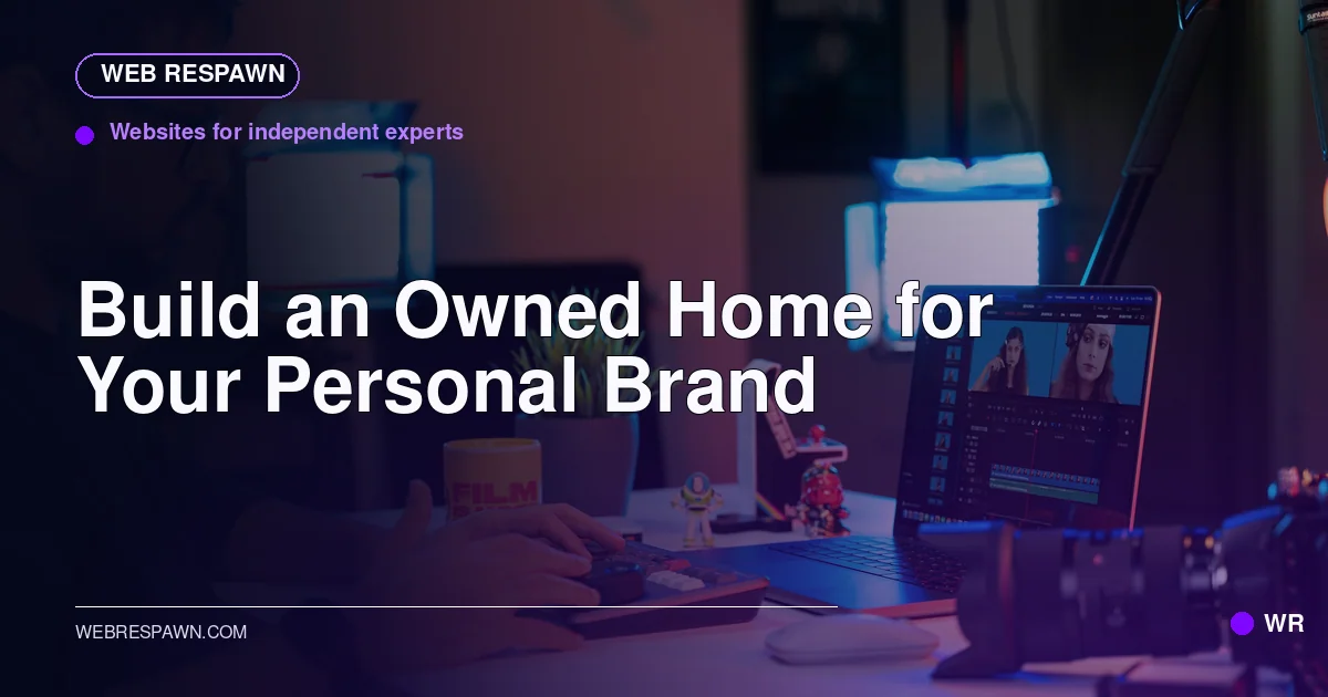 Web Respawn sharing image for /solutions/personal-brand-solopreneur-website-design