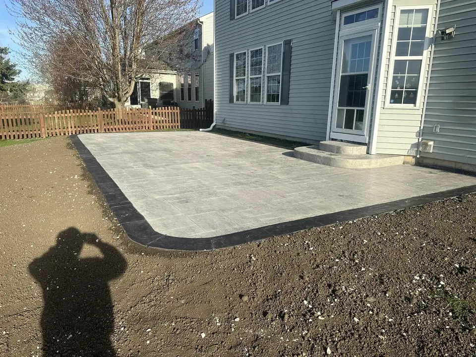 Finished Palacios Concrete patio project
