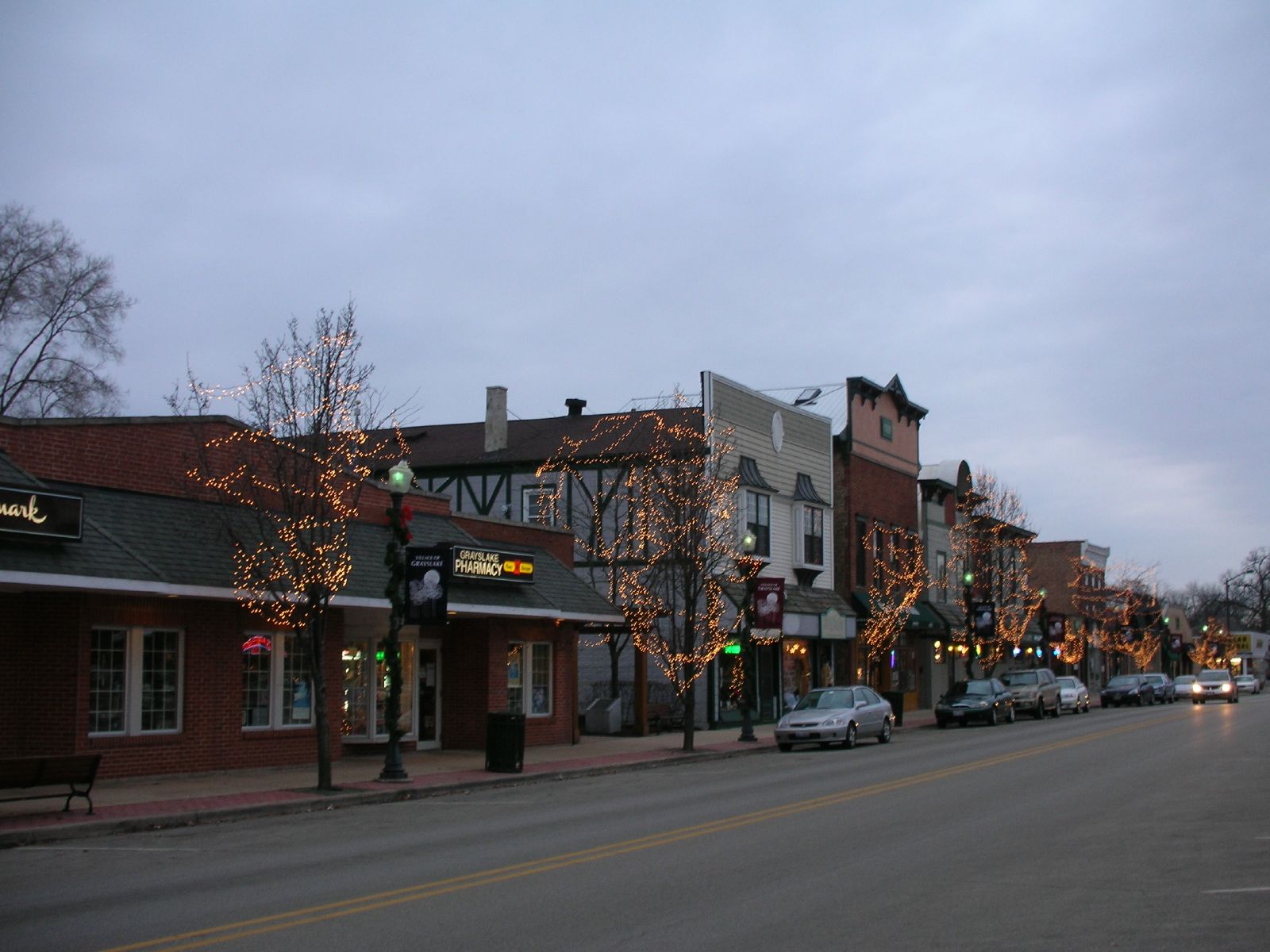Downtown Grayslake shown in a Web Respawn page example